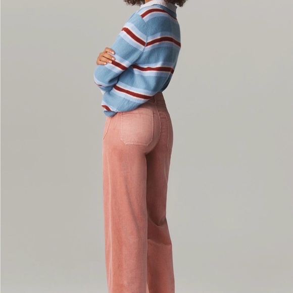 The Colette Corduroy Full-Length Wide-Leg Pants by Maeve for Anthropologie - Picture 3 of 10